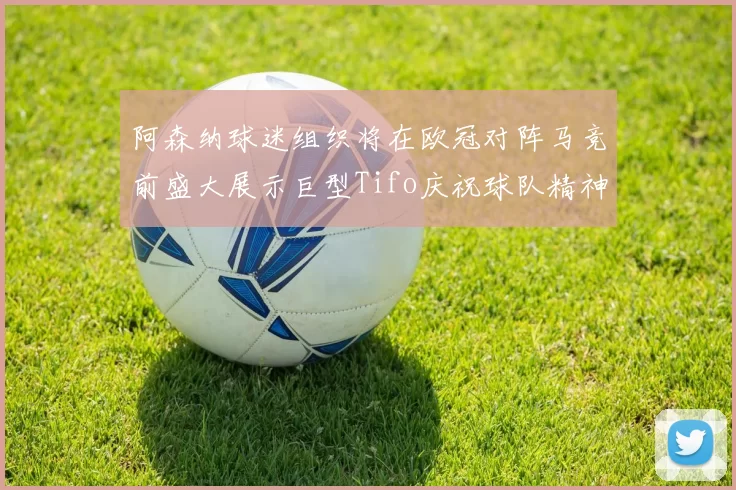 阿森纳球迷组织将在欧冠对阵马竞前盛大展示巨型Tifo庆祝球队精神
